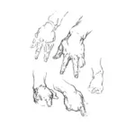 Selección de ilustración de vector de gesto de dedo